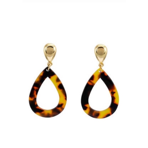new directions Jewelry - 🆕NWT New Directions Tortoise Teardrop Earrings